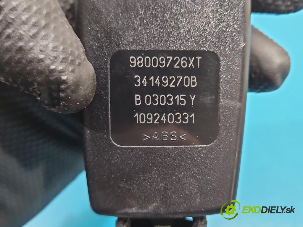 Citroen C4 Cactus 2014-2020 1.6 hdi 92 HP automatic 68 kW 1560 cm3 5- pas bezpečnosť: predné pravý 98009726XT