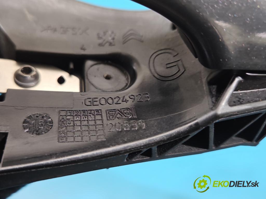 Citroen C4 Cactus 2014-2020 1.6 hdi 92 HP automatic 68 kW 1560 cm3 5- rukoväť zadné ľavé mimo: 9802977380 (Kľučka dverí ostatné)
