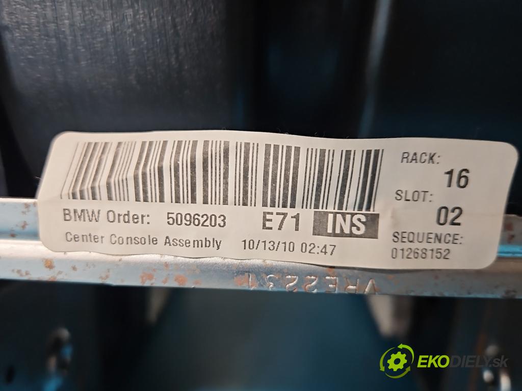 Bmw X6 E71 2007–2014 3.0d 306KM automatic 225 kW 2993 cm3 5- operadlo 5096203 (Lakťová opierka)