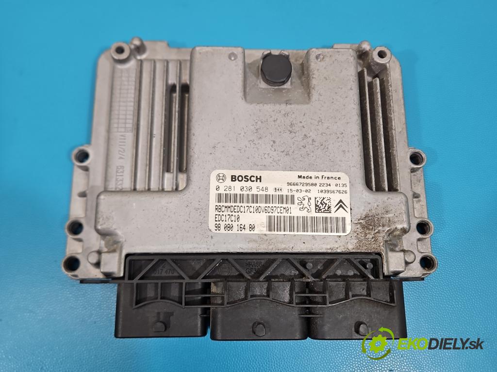 Citroen C4 Cactus 2014-2020 1.6 hdi 92 HP automatic 68 kW 1560 cm3 5- riadiaca jednotka motora 0281030548