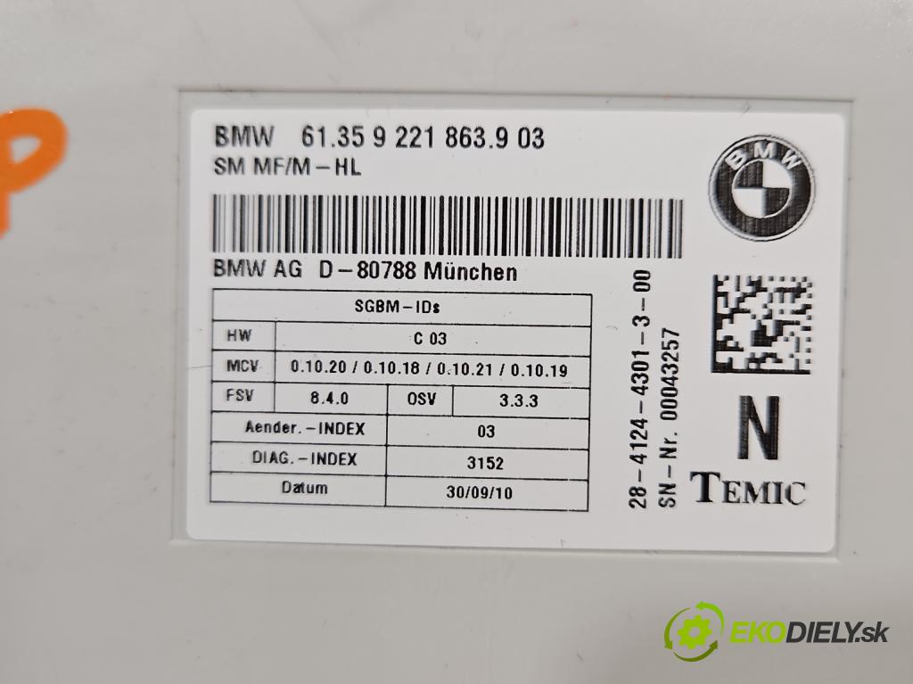 Bmw X6 E71 2007–2014 3.0d 306KM automatic 225 kW 2993 cm3 5- riadiaca jednotka ostatné 9221863
