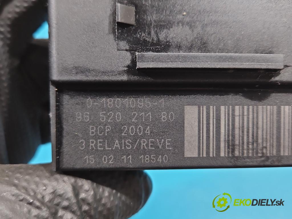 Citroen C4 Cactus 2014-2020 1.6 hdi 92 HP automatic 68 kW 1560 cm3 5- Relé: ventilátoru 9652021180