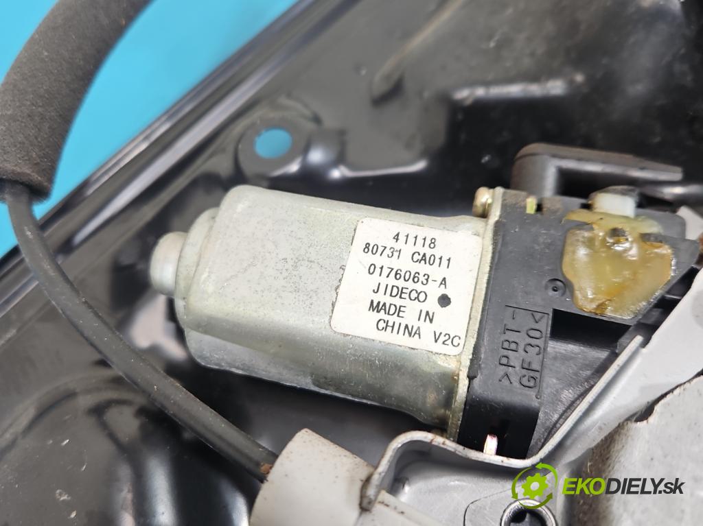 Nissan Murano Z50 2003-2008 3.5 V6 234KM automatic 172 kW 3498 cm3 5- mechanizmus okna predné ľavý 80731CA011
