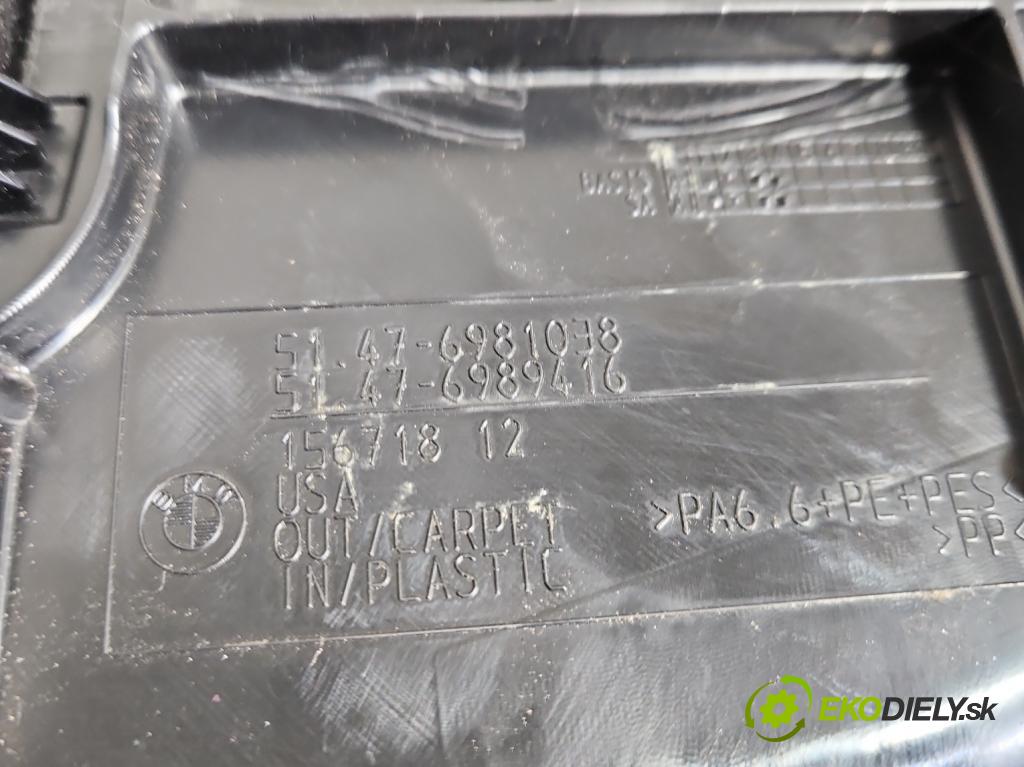 Bmw X6 E71 2007–2014 3.0d 306KM automatic 225 kW 2993 cm3 5- Čalounictví: kufra: pravé 6981054