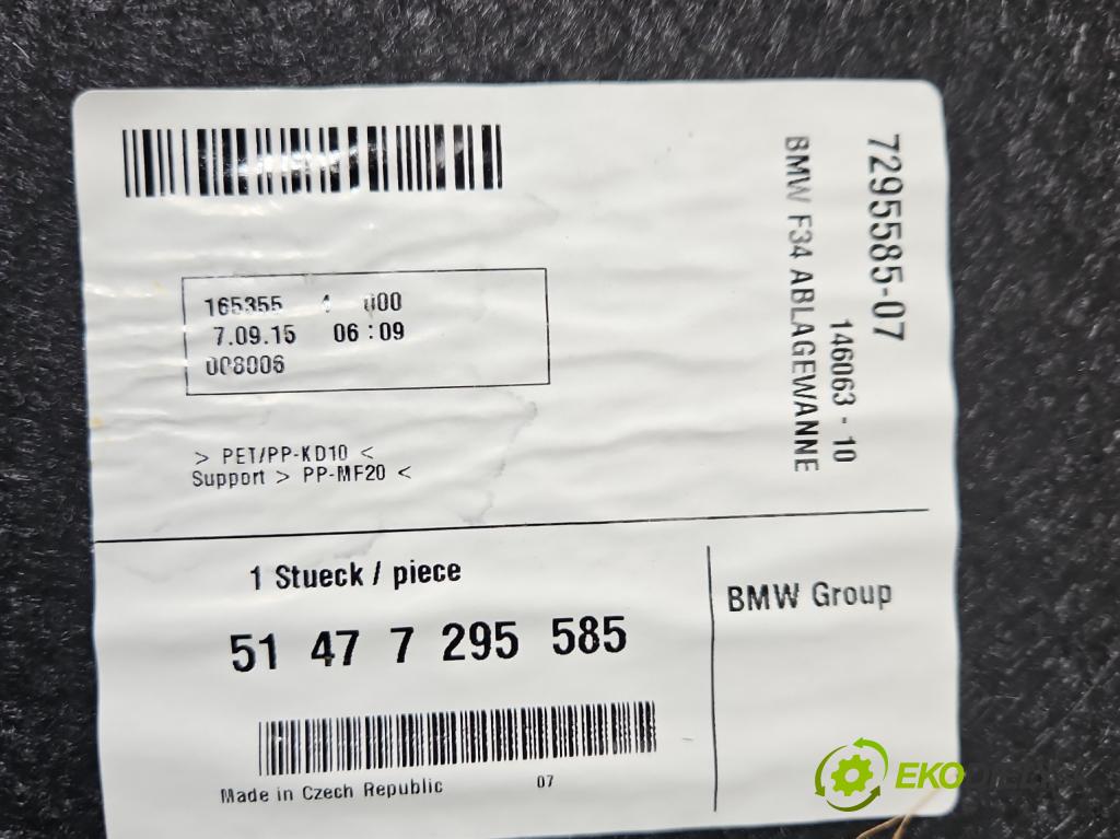 Bmw 3 F34 2013-2020 2.0d 190 HP automatic 140 kW 1999 cm3 5- koberec do auta ostatné 7295585