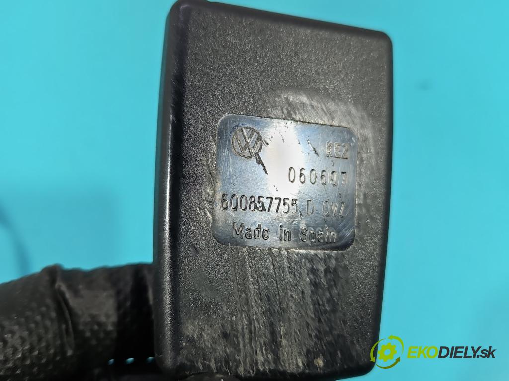 Vw Polo IV 9N 2001-2009 1.2 12V 69KM manual 51 kW 1198 cm3 5- pas bezpečnosť: predné ľavý 6Q0857755D