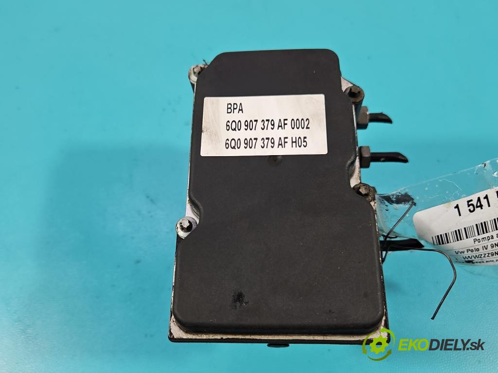 Vw Polo IV 9N 2001-2009 1.2 12V 69KM manual 51 kW 1198 cm3 5- čerpadlo abs 0265231712 (Pumpa ABS)