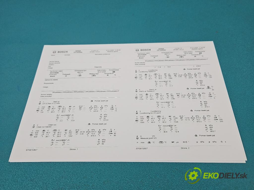 Vw Golf IV 1997-2003 1.9 tdi 101 HP manual 74 kW 1896 cm3 5- vstrekovacie čerpadlo 0414720208 (Vstrekovač paliva)