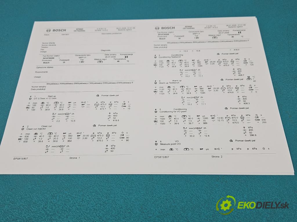 Vw Golf IV 1997-2003 1.9 tdi 101 HP manual 74 kW 1896 cm3 5- vstrekovacie čerpadlo 0414720208 (Vstrekovač paliva)