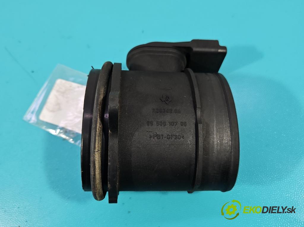 Peugeot 207 1.6 hdi 90 HP manual 66 kW 1560 cm3 5- průtokoměr: 9650010780 (Váha vzduchu)