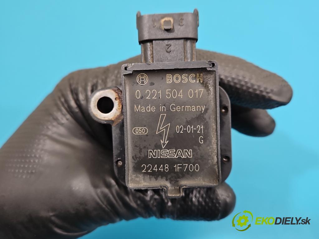 Nissan Micra K11 1992-2003 1.0 16V 60 HP manual 44 kW 998 cm3 3- cievka zapaľovacia 0221504017 (Zapaľovacia cievka)