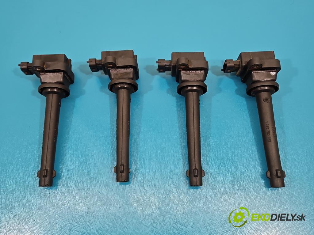 Nissan Micra K11 1992-2003 1.0 16V 60 HP manual 44 kW 998 cm3 3- cievka zapaľovacia 0221504017 (Zapaľovacia cievka)