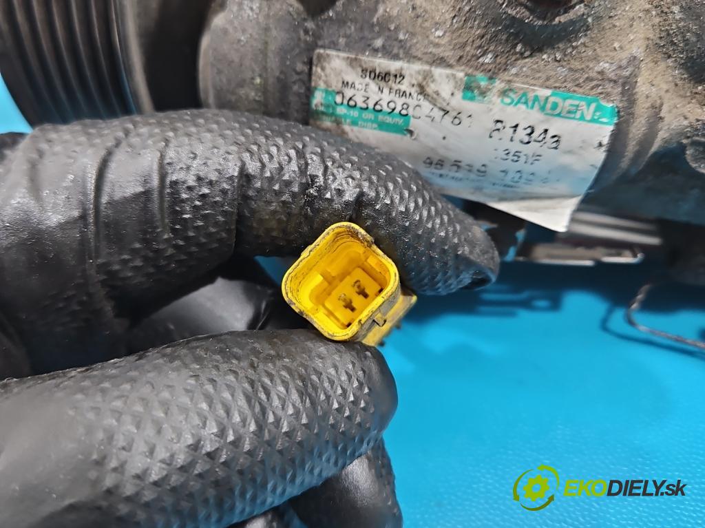 Peugeot 207 1.6 hdi 90 hp manual 66 kW 1560 cm3 5- Kompresor: klíma 9651910980 (Kompresor klimatizace)