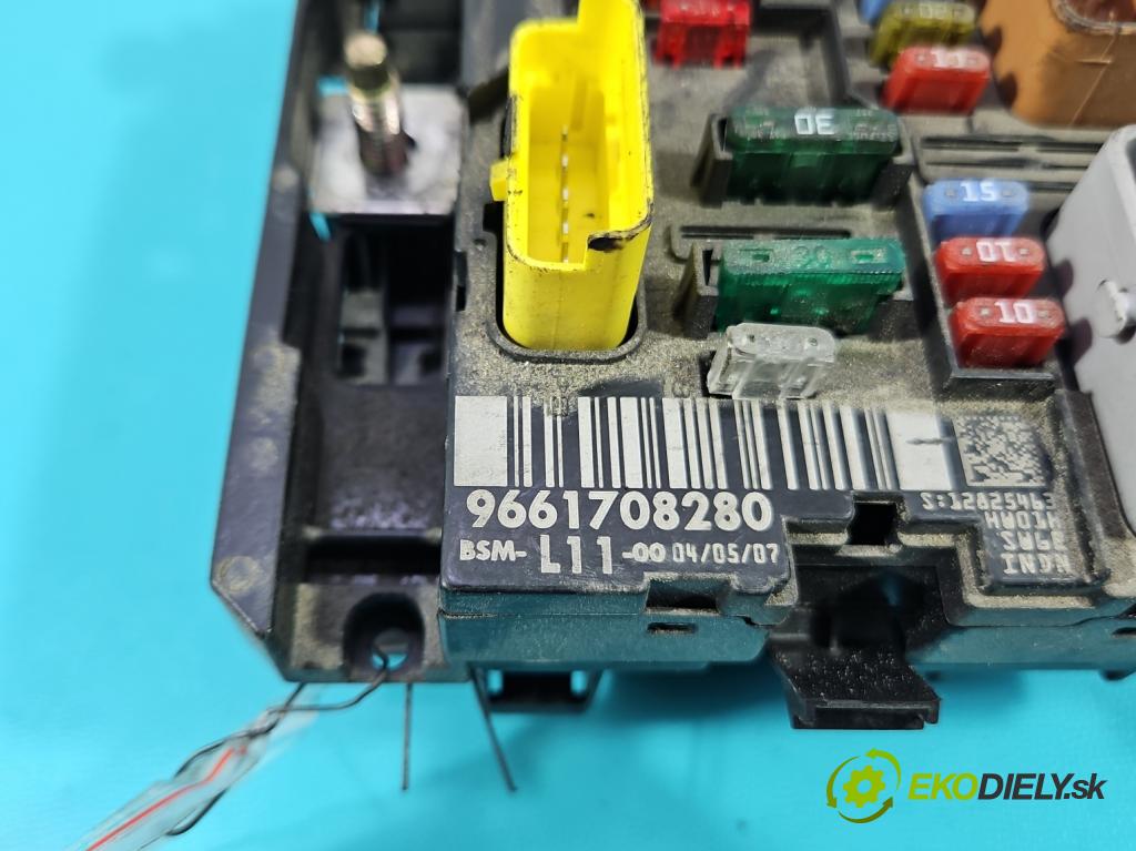 Peugeot 207 1.6 hdi 90 HP manual 66 kW 1560 cm3 5- riadiaca jednotka ostatné 9661708280