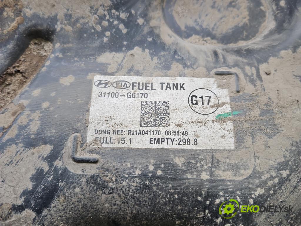 Kia Picanto III  17- 1.2 MPI 84KM manual 61.8 kW 1197 cm3 5- Nádrž: palivo 31171-G6000 (Palivová nádrž)