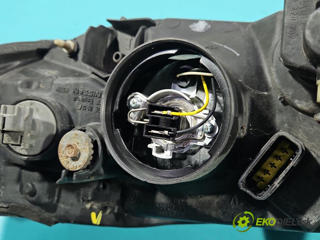 Nissan Almera N16 2000-2006 1.8 16V 116 HP manual 85 kW 1769 cm3 5- Reflektor: pravý 26010-16391 (Svetlo predné pravé)