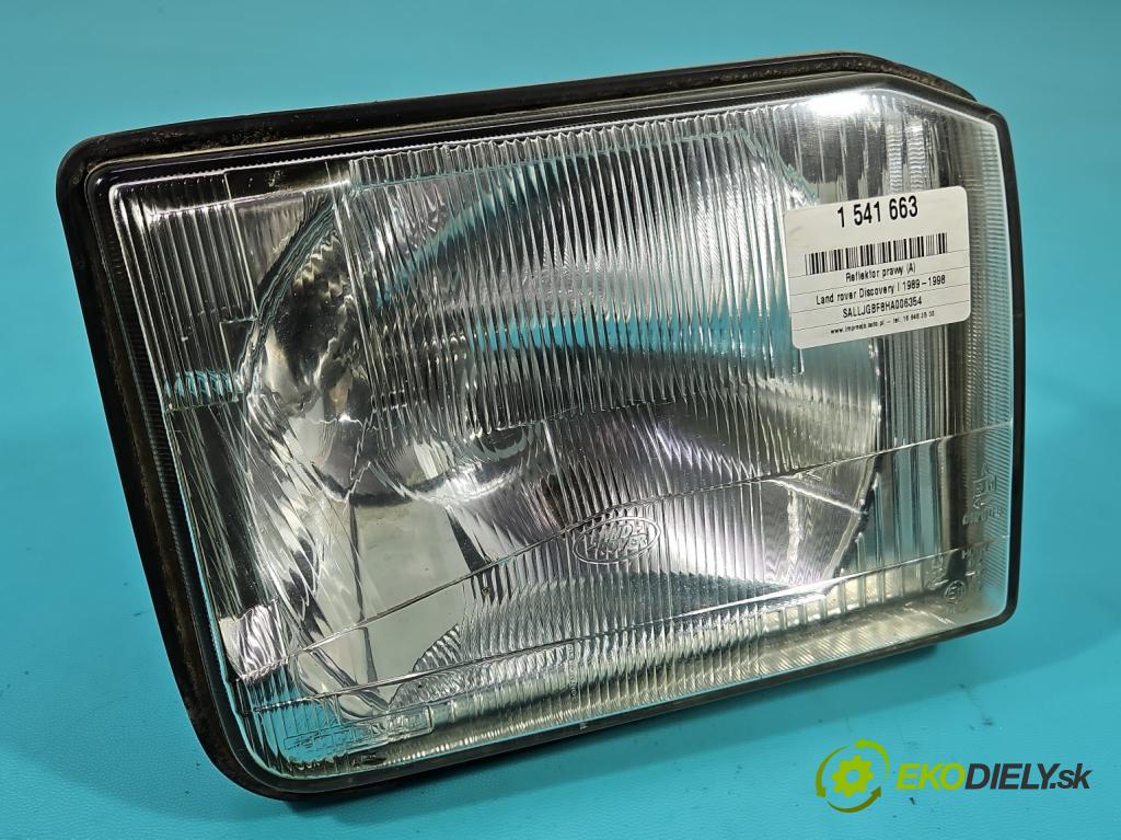 Land rover Discovery I 1989-1998 2.5 TD 113 HP manual 83 kW 2497 cm3 3- Reflektor: pravý  (Svetlo predné pravé)