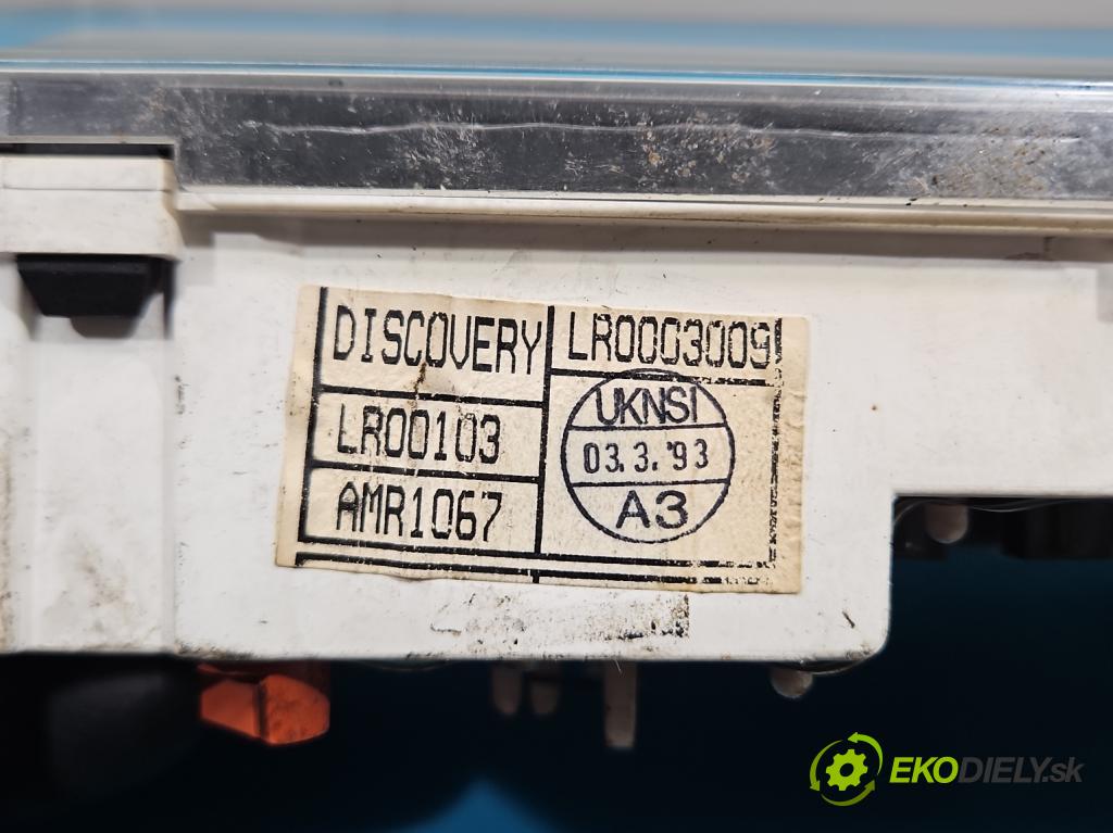 Land rover Discovery I 1989-1998 2.5 TD 113 HP manual 83 kW 2497 cm3 3- prístrojovka/ budíky LR0003009 (Prístrojová doska)
