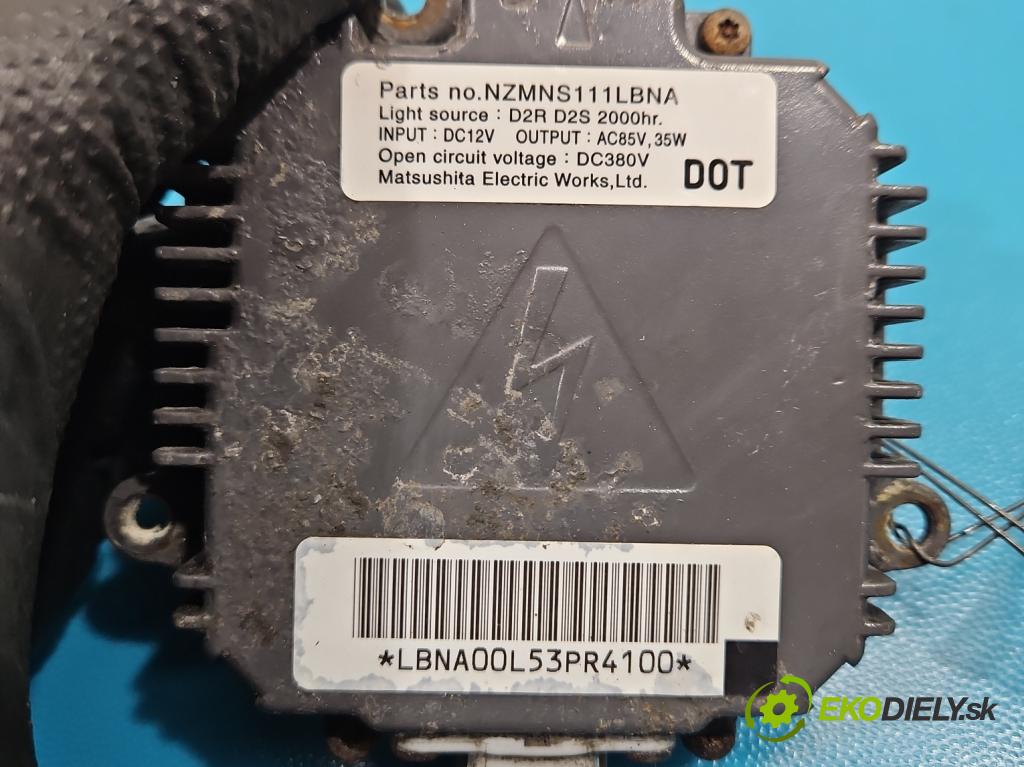 Nissan Murano Z50 2003-2008 3.5 V6 234KM automatic 172 kW 3498 cm3 5- střídač: xenon NZMNS111LBNA (Riadiaca jednotka xenónu)