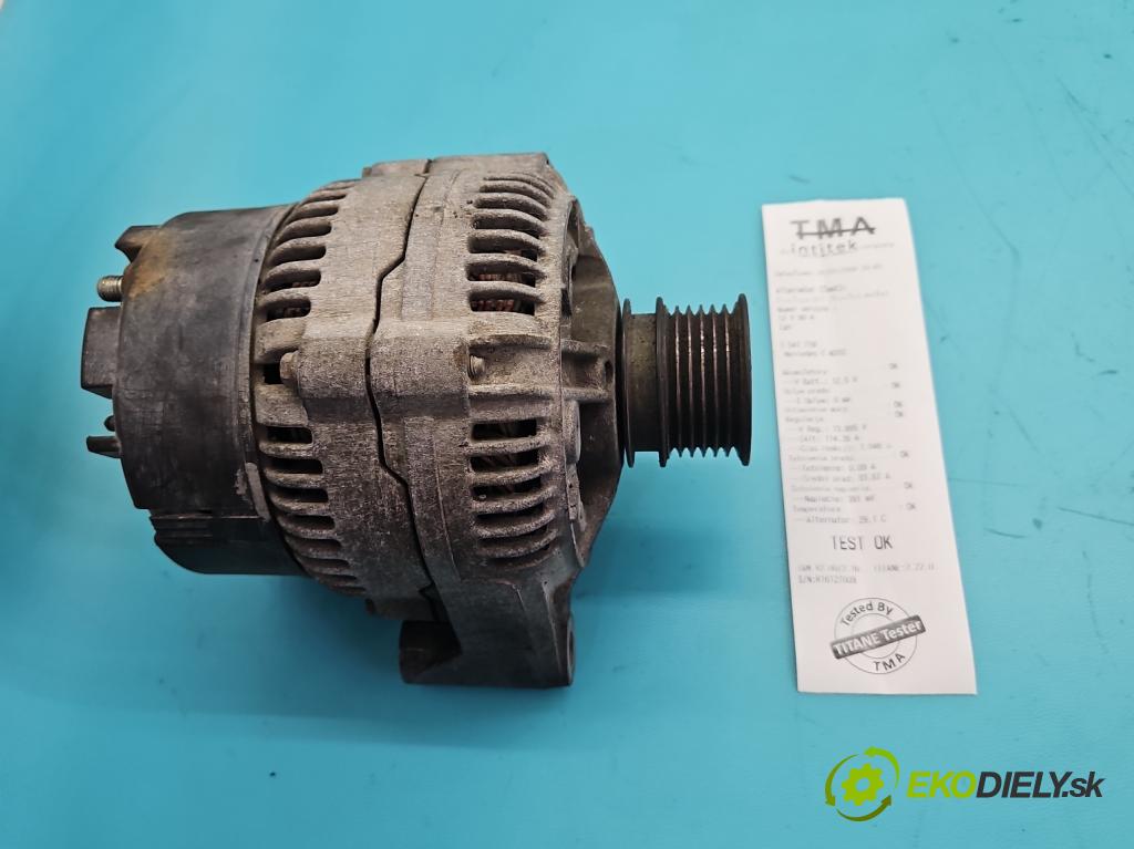 Mercedes C W202 1993-2001 1.8 122 HP manual 90 kW 1799 cm3 4- Alternator 0123335002 (Alternátor)