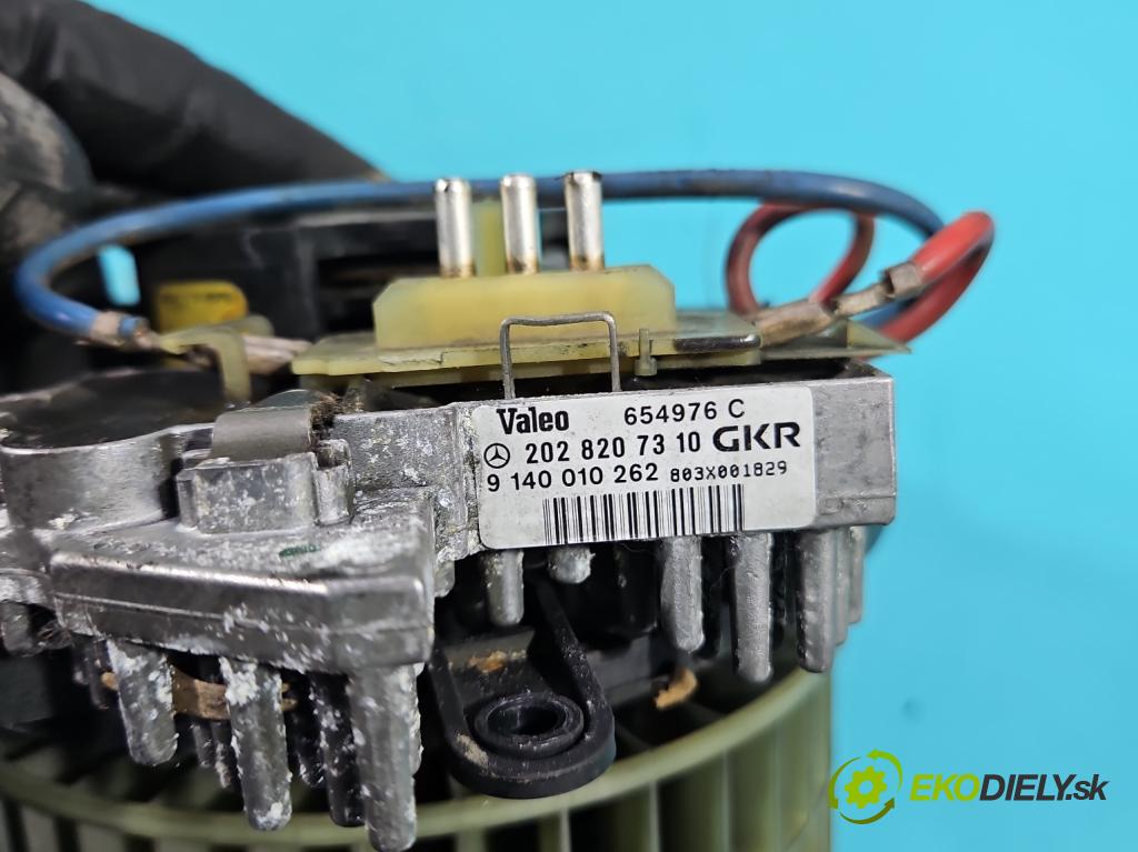 Mercedes C W202 1993-2001 1.8 122 HP manual 90 kW 1799 cm3 4- ventilátor vzduchu 2028207310