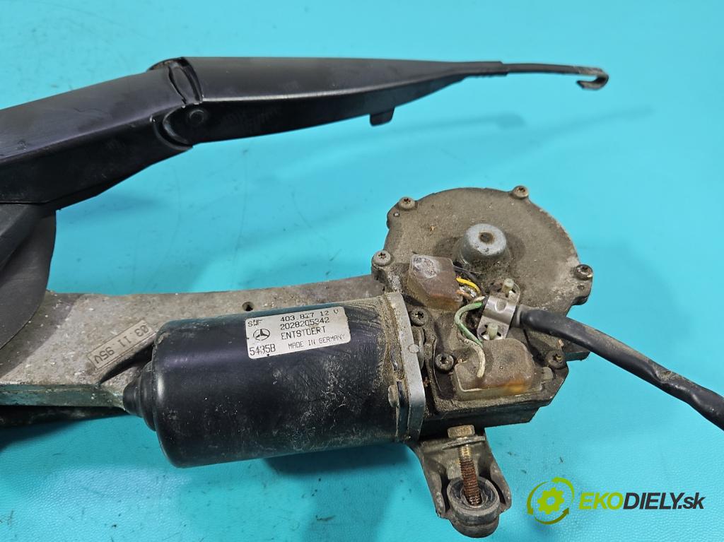Mercedes C W202 1993-2001 1.8 122 HP manual 90 kW 1799 cm3 4- motor stieračov predné 2028205342