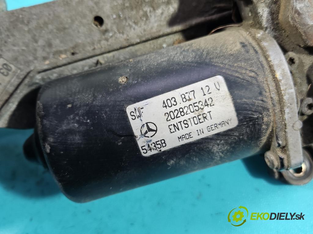 Mercedes C W202 1993-2001 1.8 122 HP manual 90 kW 1799 cm3 4- motor stieračov predné 2028205342