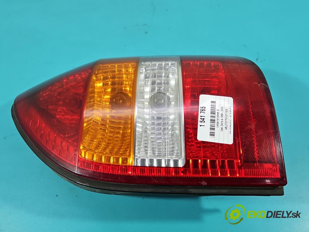 Opel Zafira A 1999-2005 2.0 dti 101 HP manual 74 kW 1995 cm3 5- svetlo / reflektor zadné pravé (Kľučka dverí ostatné)