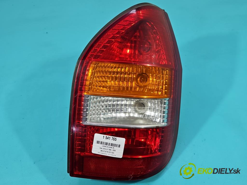 Opel Zafira A 1999-2005 2.0 dti 101 HP manual 74 kW 1995 cm3 5- svetlo / reflektor zadné pravé  (Kľučka dverí ostatné)