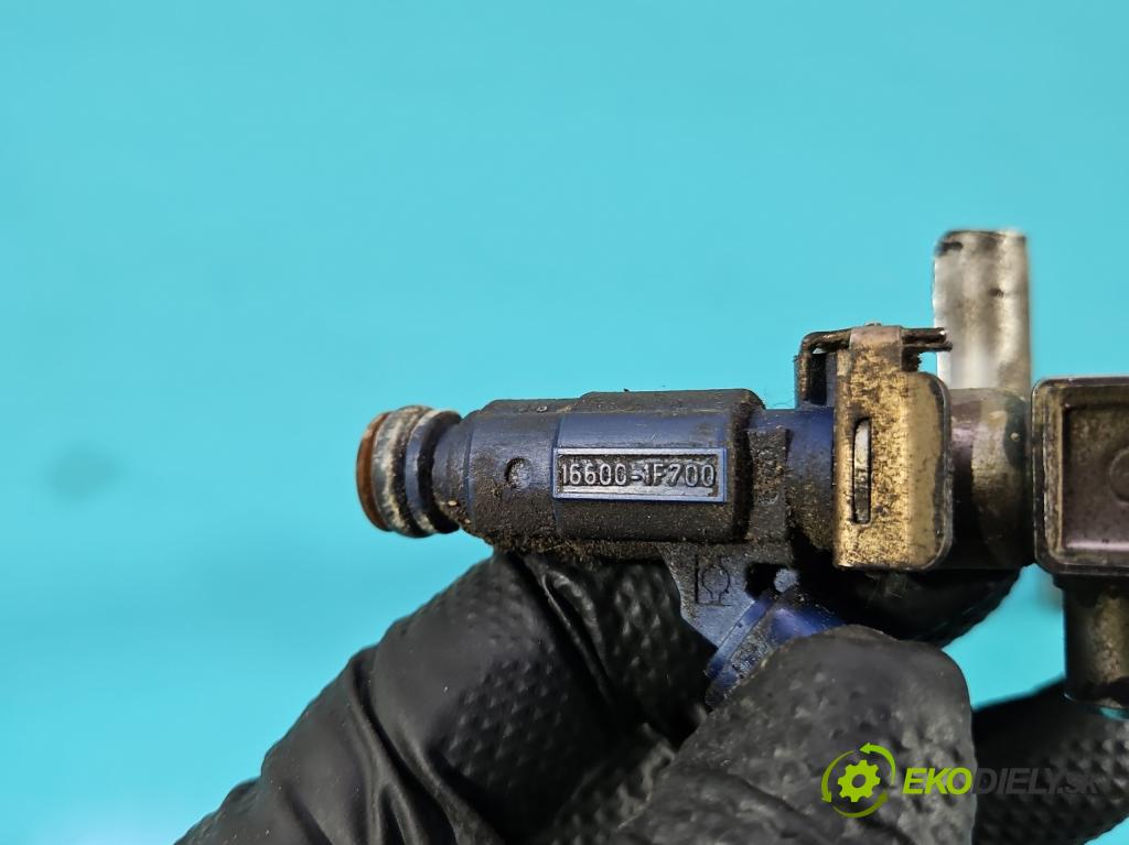 Nissan Micra K11 1992-2003 1.0 16V 60 hp manual 44 kW 998 cm3 3- vstřikovač 16600-1F700 (Vstřikovač paliva)