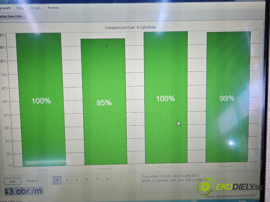 Vw Passat B6 2005-2010 2.0 tdi 140 HP automatic 103 kW 1968 cm3 4- motor diesla BKP