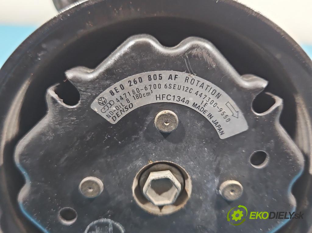 Audi A4 B6 2000-2004 2.0 20v 131 HP manual 96 kW 1984 cm3 4- Kompresor: klimatizácie 447220-9560 (Kompresor klimatizácie)