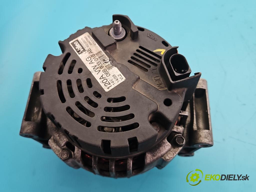 Audi A4 B6 2000-2004 2.0 20v 131 HP manual 96 kW 1984 cm3 4- Alternator 06B903016AE (Alternátor)