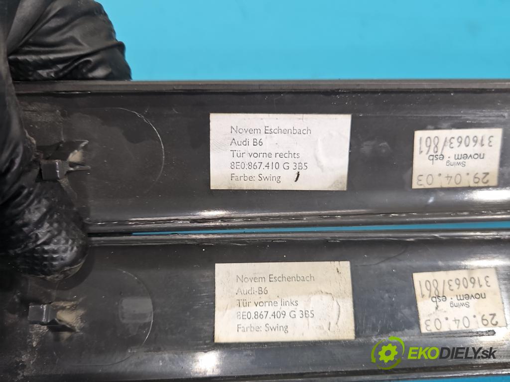 Audi A4 B6 2000-2004 2.0 20v 131 HP manual 96 kW 1984 cm3 4- lišta ozdobná vnitŕní: 8E1853190AB