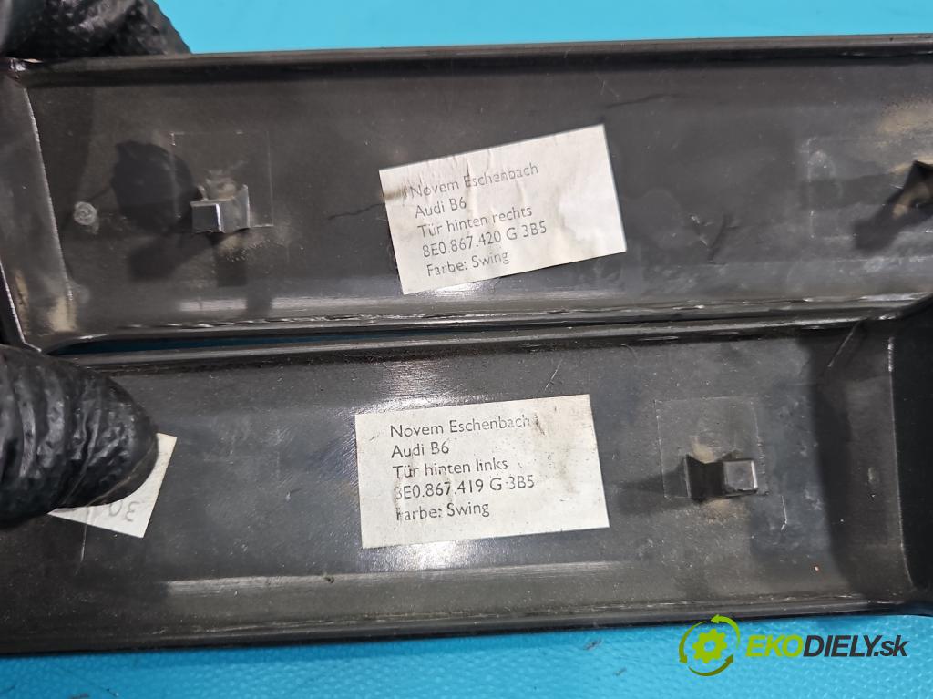 Audi A4 B6 2000-2004 2.0 20v 131 HP manual 96 kW 1984 cm3 4- lišta ozdobná vnitŕní: 8E1853190AB