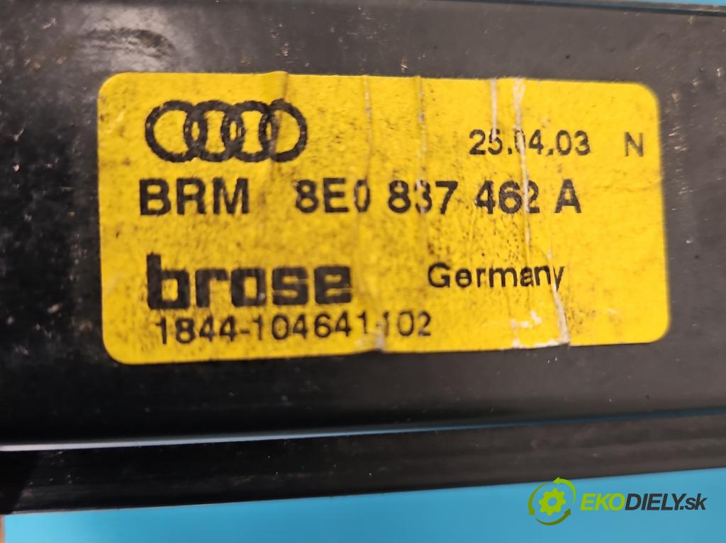 Audi A4 B6 2000-2004 2.0 20v 131 HP manual 96 kW 1984 cm3 4- mechanizmus okna predné pravý 8E0837462A
