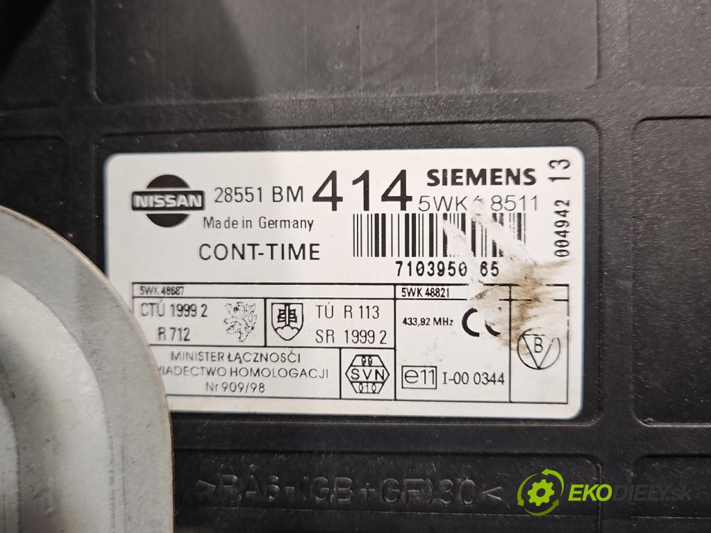 Nissan Almera N16 2000-2006 1.8 16V 114 HP manual 84 kW 1769 cm3 3- riadiaca jednotka motora MEC11-210