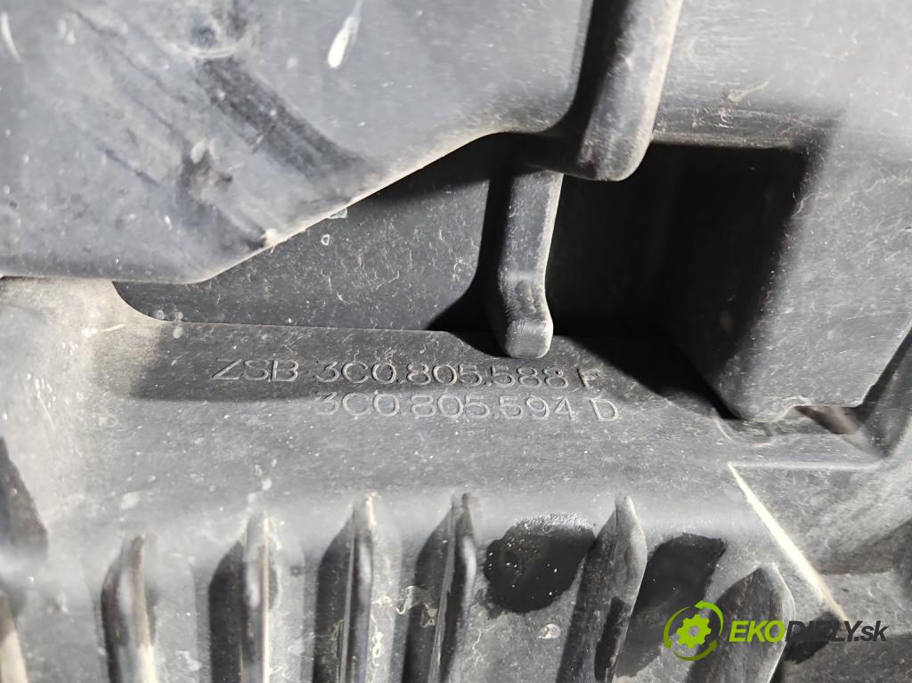 Vw Passat B6 2005-2010 2.0 tdi 140 HP automatic 103 kW 1968 cm3 4- pas predný 3C0805588F (Výstuha predná)