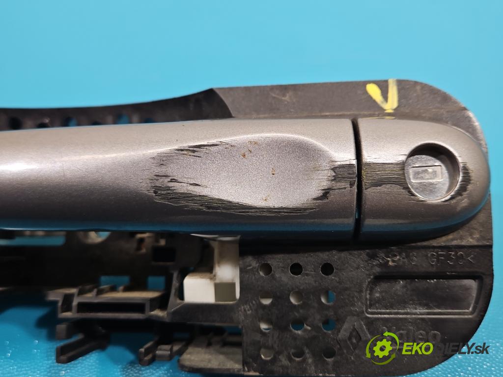 Renault Scenic III 2009-2016 1.5 dci 95 HP manual 70 kW 1461 cm3 5- rukoväť predné ľavé mimo: 806070032R (Kľučka dverí vonkajšia predná ľavá)