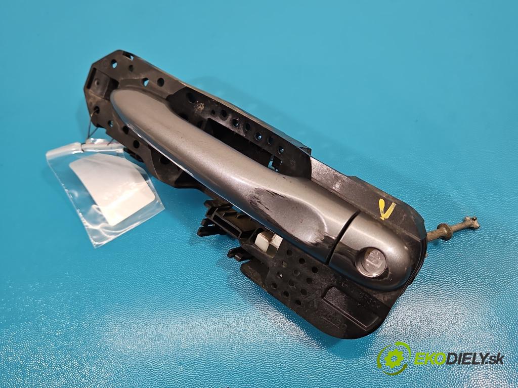 Renault Scenic III 2009-2016 1.5 dci 95 HP manual 70 kW 1461 cm3 5- rukoväť predné ľavé mimo: 806070032R (Kľučka dverí vonkajšia predná ľavá)