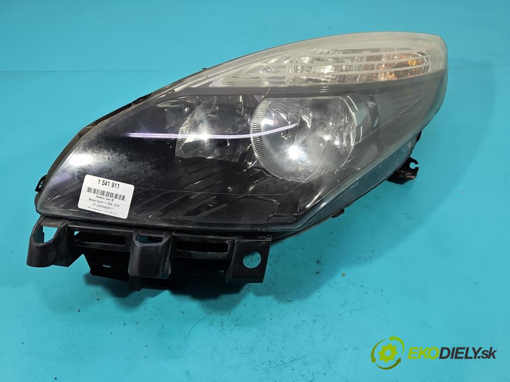 Renault Scenic III 2009-2016 1.5 dci 95 HP manual 70 kW 1461 cm3 5- Reflektor: ľavý 260600023R (Kľučka dverí ostatné)