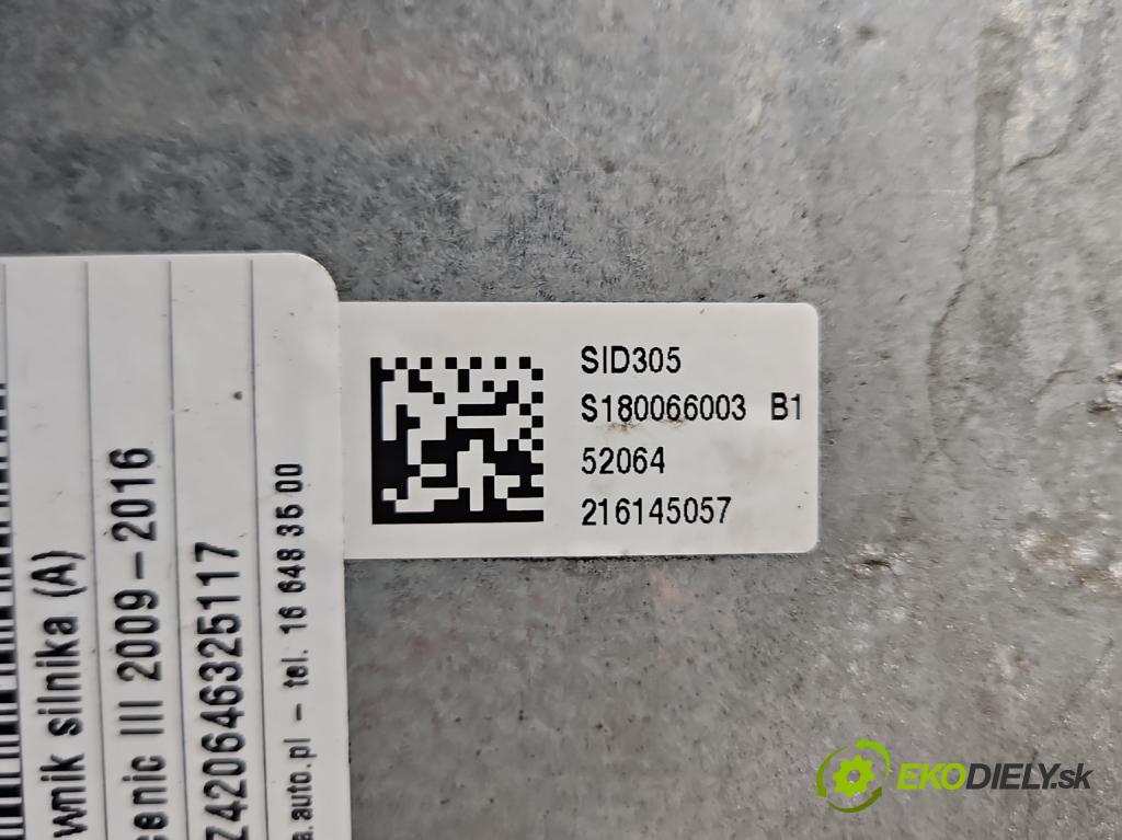 Renault Scenic III 2009-2016 1.5 dci 95 HP manual 70 kW 1461 cm3 5- riadiaca jednotka motora 237101454R