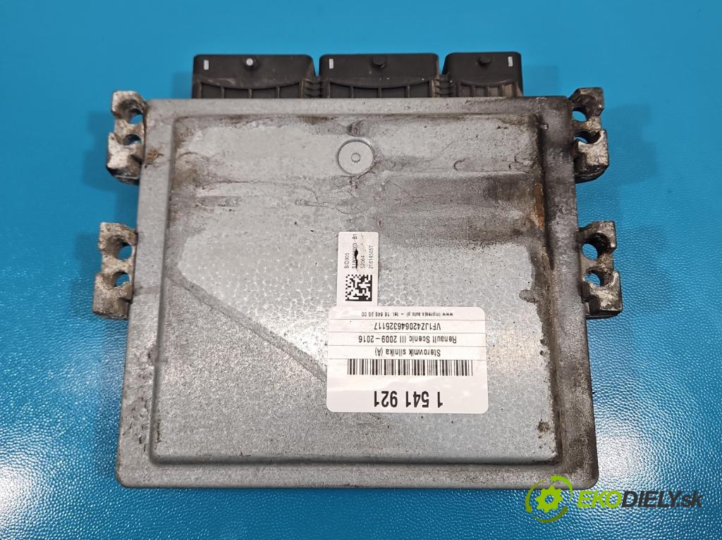 Renault Scenic III 2009-2016 1.5 dci 95 HP manual 70 kW 1461 cm3 5- riadiaca jednotka motora 237101454R
