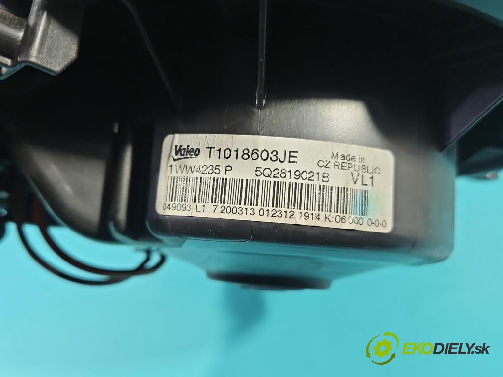 Skoda Octavia III 2013- 2.0 tdi 150 HP manual 110 kW 1968 cm3 5- ventilátor vzduchu 5Q0907521D