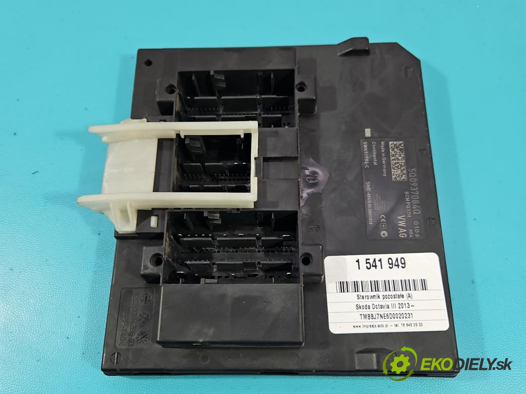 Skoda Octavia III 2013- 2.0 tdi 150 HP manual 110 kW 1968 cm3 5- riadiaca jednotka ostatné 5Q0937084Q