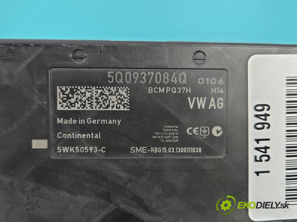 Skoda Octavia III 2013- 2.0 tdi 150 HP manual 110 kW 1968 cm3 5- riadiaca jednotka ostatné 5Q0937084Q