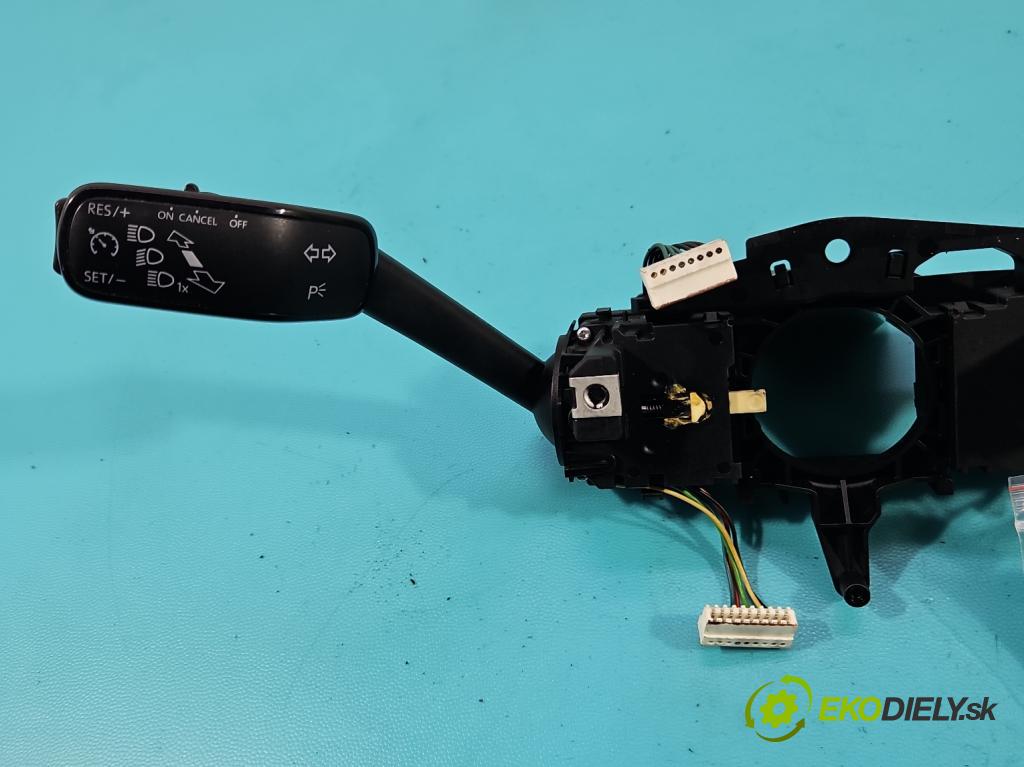 Skoda Octavia III 2013- 2.0 tdi 150 HP manual 110 kW 1968 cm3 5- prepínač komplex: 5Q0953507AC (Prepínacie páčky pod volantom)