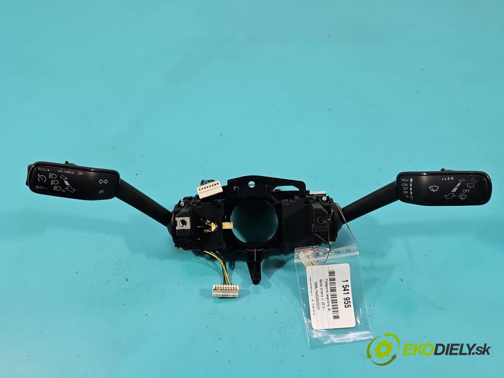 Skoda Octavia III 2013- 2.0 tdi 150 HP manual 110 kW 1968 cm3 5- prepínač komplex: 5Q0953507AC (Prepínacie páčky pod volantom)