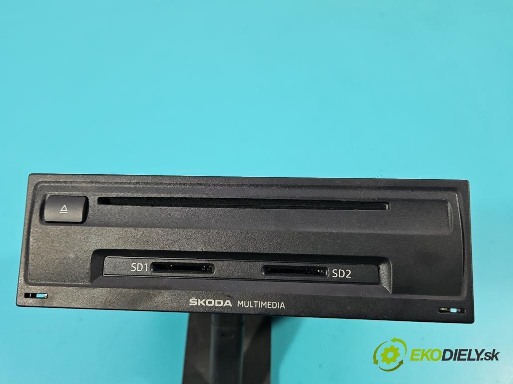 Skoda Octavia III 2013- 2.0 tdi 150 HP manual 110 kW 1968 cm3 5- Navigácia: čítačka 5E0035874