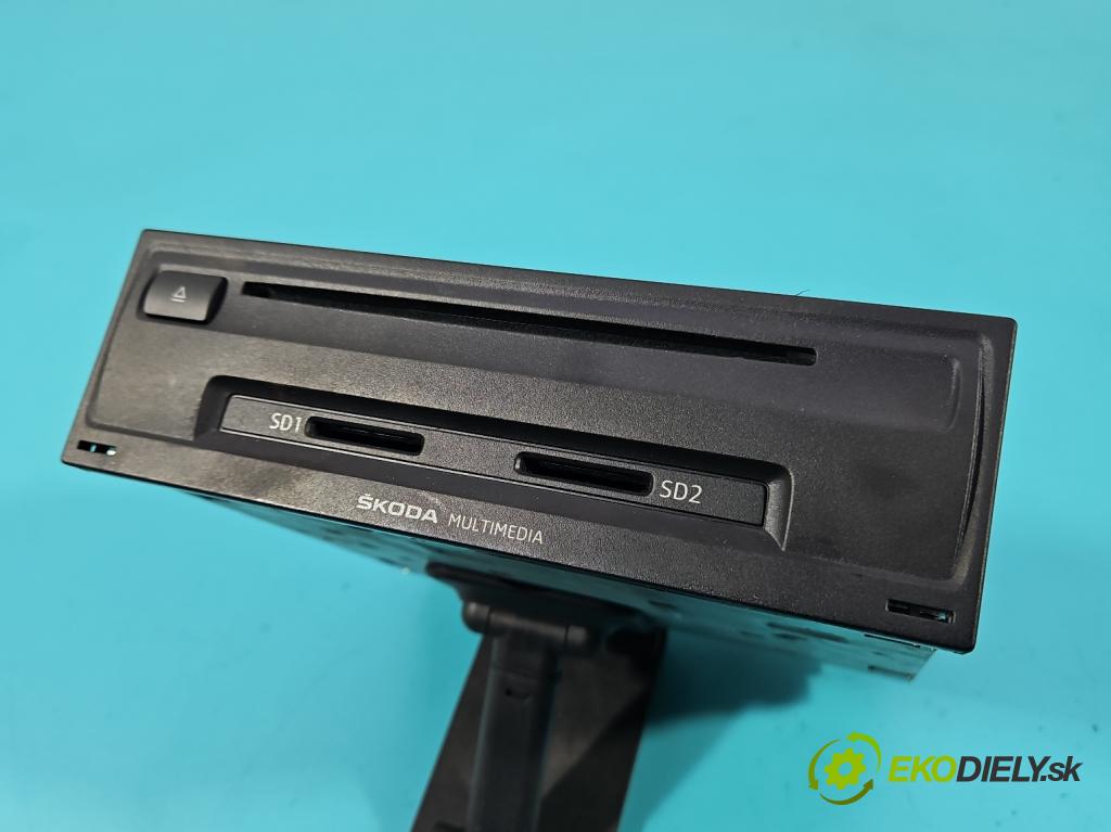 Skoda Octavia III 2013- 2.0 tdi 150 HP manual 110 kW 1968 cm3 5- Navigácia: čítačka 5E0035874